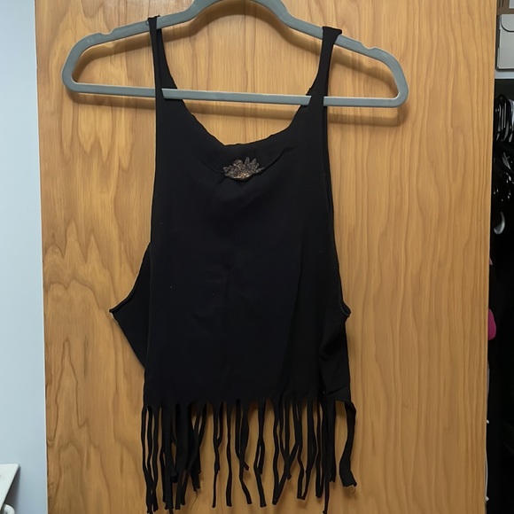 Fun summery stringy sunflower top - Picture 2 of 2